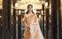 Vasthrlay Off White Banarasi Saree