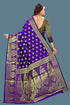 Vasthrlay Kanjeevaram Green Blue Ethnic Wear