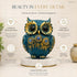 Decorative Owl Showpiece for Home Decor | Premium Resin Owl Statue with Gold Detailing