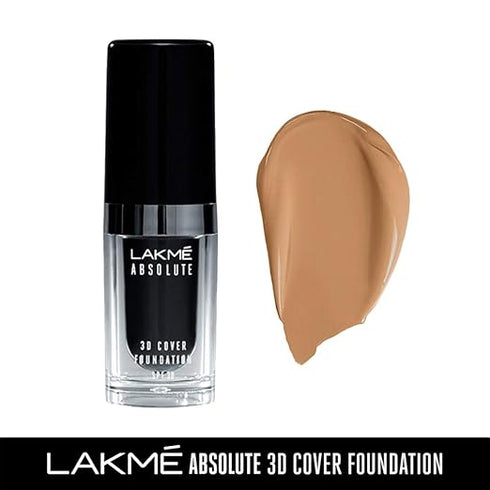 Lakme Absolute 3D Cover Foundation | Cool Walnut