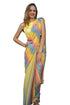 Vasthrlay Multicolor Matching Unstitched Attached