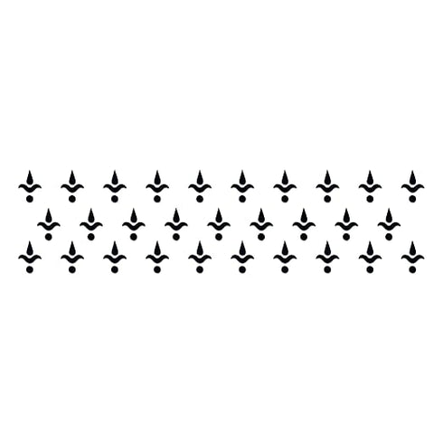 Comet Busters Maroon Abstract Design Bindis