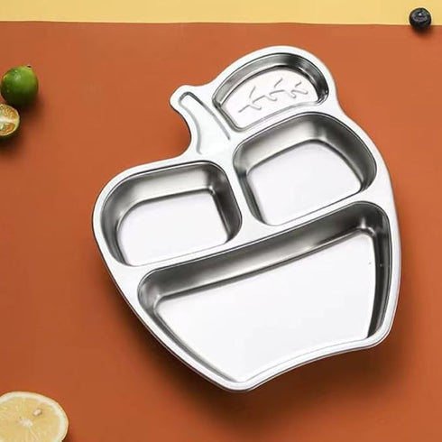 Stainless Steel Divided Meal Plate for Baby