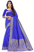 Vasthrlay Banarasi Kanjivaram Wedding Paithani Saree With Blouse Piece