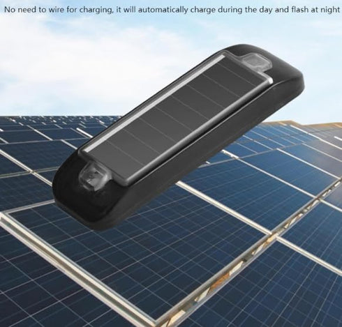 Solar Car Flashing Light Peel And Stick Anti Theft LED Light | Waterproof