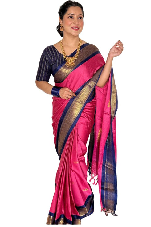 Vasthrlay Kanjivaram Lichi Blouse Ethnic Wear