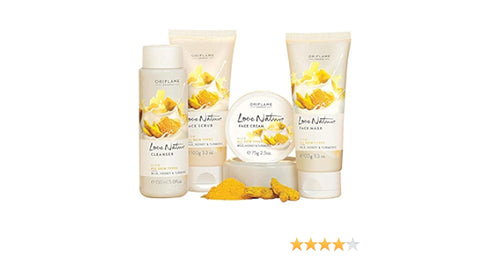 Oriflame Love Nature Radiance Facial Kit With Organic Milk Honey And Turmeric