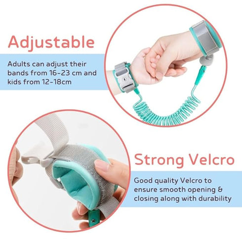 Anti Lost Wrist Link with Lock and Key for Baby Safety