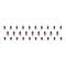 Comet Busters Maroon Abstract Design Bindis