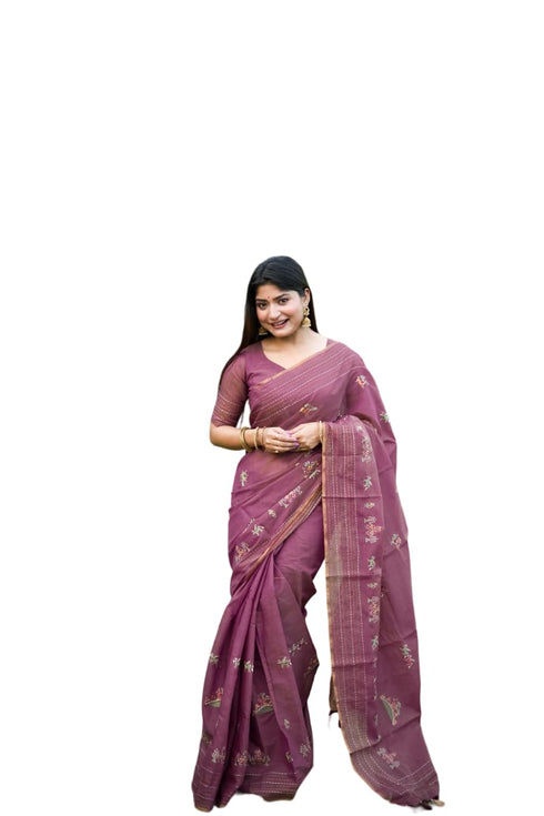 Vasthrlay Khadi Cotton Embroidery