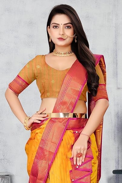 Vasthrlay Paithani Maharashtrian Beutiful Contrast