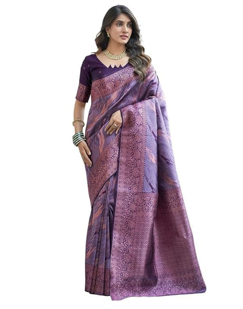 Vasthrlay Womens Weaving Unstitched Light Green Saree