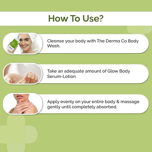 The Derma co 1% Kojic Acid Daily Glow Body SerumLotion For Skin Radiance