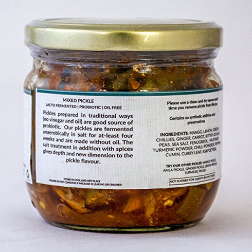 Dhatu Organics & Naturals Oil Free Mixed Veg Pickle