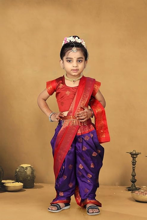 Vasthrlay Paithani Maharashtrian Contrast Traditional