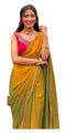 VasthrlayBoarder Unstitched Chhaavat Mustard Free Ethnic Wear