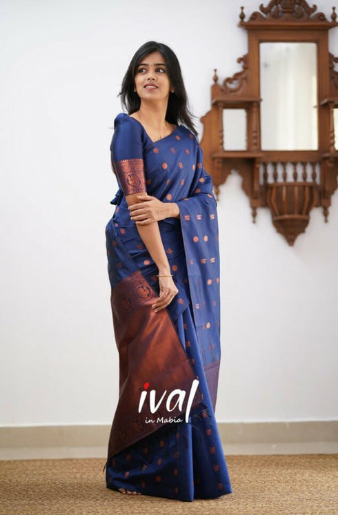 Vasthrlay Banarasi Unstitched Saree