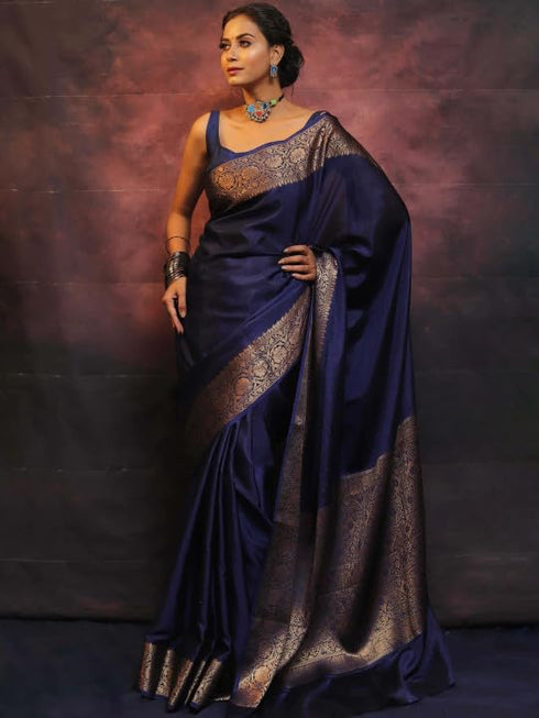 Vasthrlay Traditional Unstitched Saree