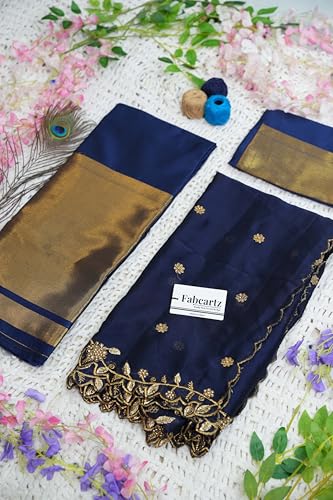 Vasthrlay Unstitched South Indian Half Saree