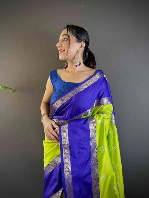Vasthrlay Kanjivaram Unstitched Blouse Ethnic Wear