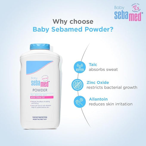 Sebamed Baby Powder with Olive Oil