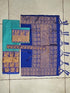 Vasthrlay South Indian Traditional Unstitched Narayanpet Half Sareee
