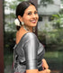 Vasthrlay Black Banarasi Saree