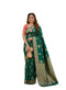 Vasthrlay Banarasi Floral Weaving Contrast