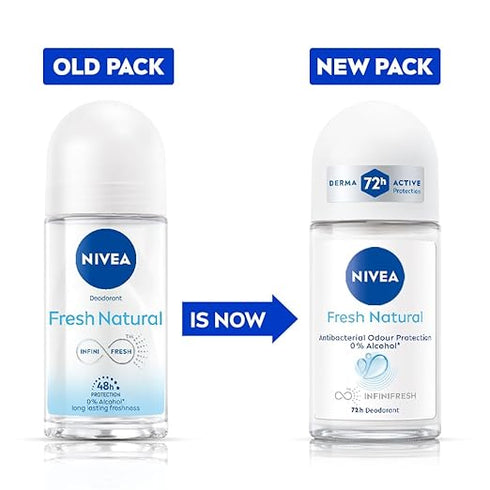 Nivea Deodorant Roll On Fresh Natural