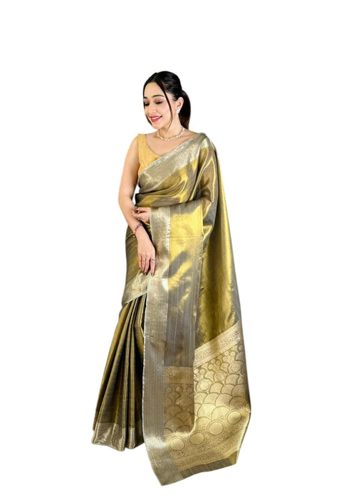 Vasthrlay Banarasi Weaving Lavendar