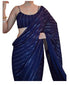 Vasthrlay Lavender Georgette Sequins Saree