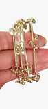 JPS Viral Kashmiri Ghungroo Gold-Plated Glass Bangles Set