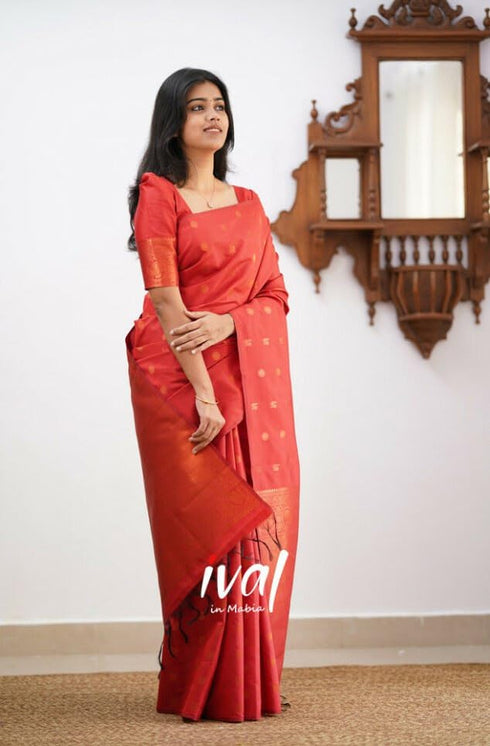 Vasthrlay Banarasi Unstitched Saree