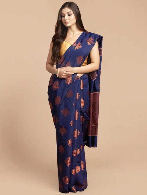 Vasthrlay Banarasi Unstitched Saree