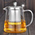ZROY ENTERPRISE Borosilicate Round Glass Tea Pot
