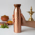 Pure Copper Water Bottle with Wooden Lid