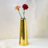 Brass Flower Vase Conical Shaped (Large, 11")