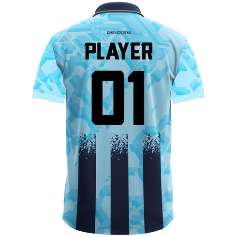 Dika Sports Custom Cricket T-Shirt With Name Personalized Team Jersey Breathable Quick Dry Mens Sportswear