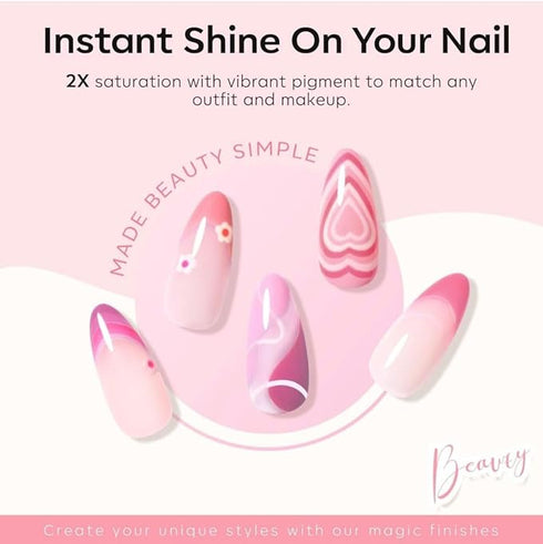 Bolt Bee Gel Nail Polish with Glossy Finish| Gel Paint Soak Off