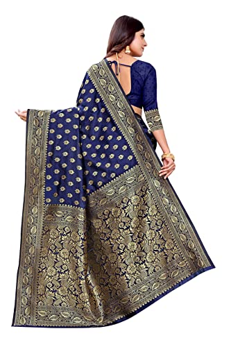 Vasthrlay Banarasi Kanjivaram Collections Pari S 1 Saree With Blouse Piece