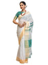 Vasthrlay Special Weaving Unstitched White Saree