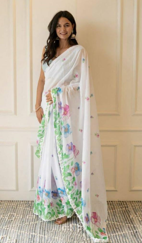 Vasthrlay Printed Multicolor Lightweight Breathable