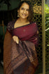 Vasthrlay Maroon Kanjivaram Saree