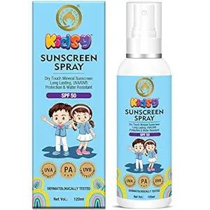 Mom & World Mineral Based Kids Sunscreen Spray Spf 50