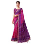 Vasthrlay Bandhani Printed Chiffon Orange Saree