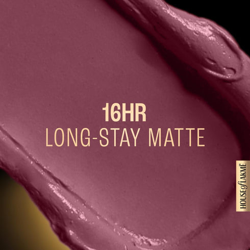 Lakme Forever Matte Liquid Lip Colour | Mauve Ecstasy