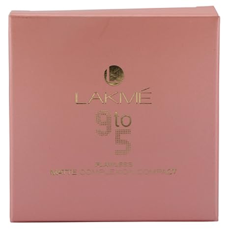 Lakme 9 To 5 Flawless Matte Complexion Compact | Almond
