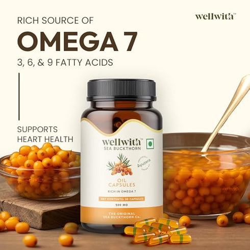 Wellwith (Ayuzera) Sea Buckthorn Berry Oil Vegan Omega