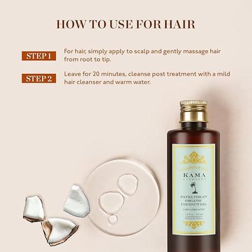 Kama Ayurveda Extra Virgin Organic Coconut Oil