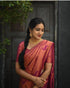 Vasthrlay Purple Banarasi Saree